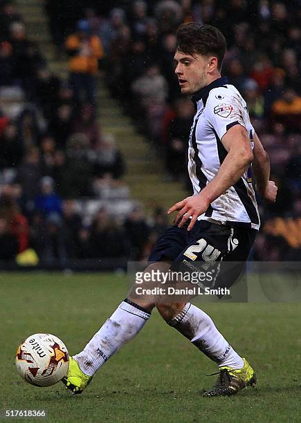 Ben Thompson of Millwall FC in action during the Sky Bet League One match between Bradford City AFC and Millwall FC at Coral Windows Stadium on March...