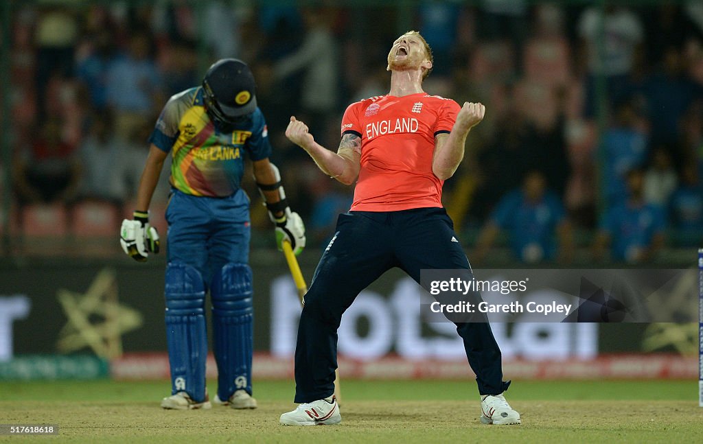 ICC World Twenty20 India 2016:  England v Sri Lanka