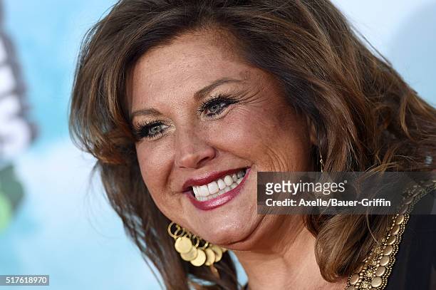 Personality Abby Lee Miller arrives at Nickelodeon's 2016 Kids' Choice Awards at The Forum on March 12, 2016 in Inglewood, California.