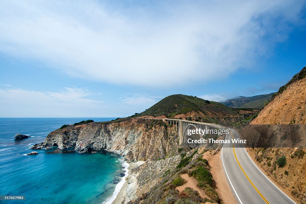 Highway 1 near Big Sur
