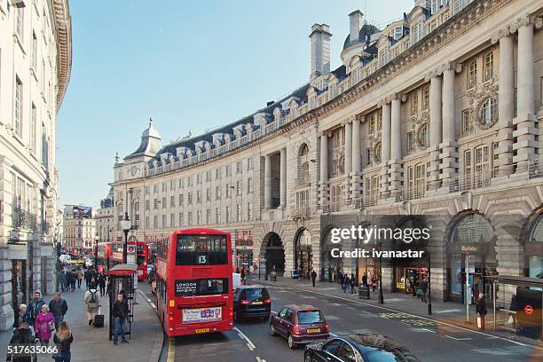 london regent street - mayfair london stock pictures, royalty-free photos & images