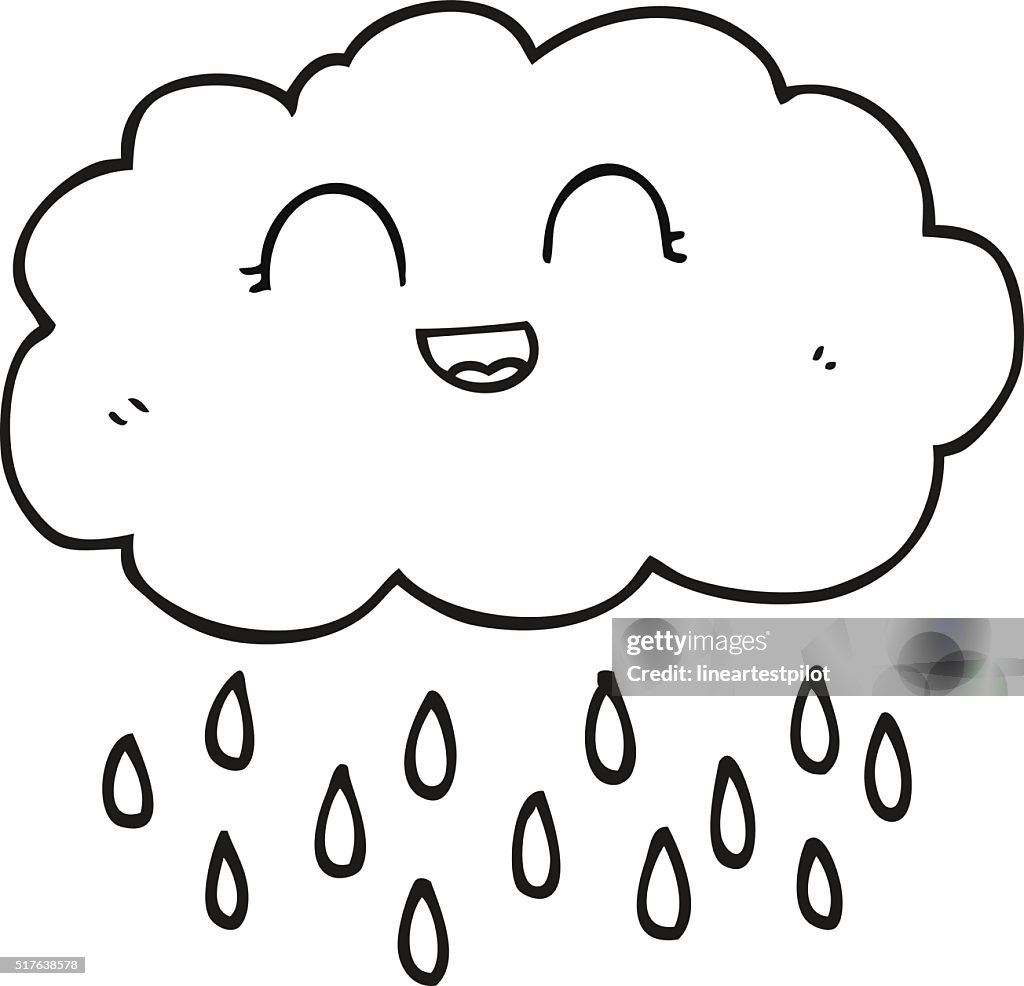 Black And White Cartoon Rain Cloud High-Res Vector Graphic - Getty Images Black And White Cartoon Rain Cloud High-Res Vector Graphic - Getty Images
