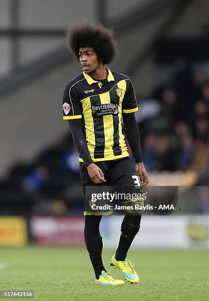 Hamza Choudhury of Burton Albion during the Sky Bet League One match between Burton Albion and Oldham Athletic at Pirelli Stadium on March 26, 2016...