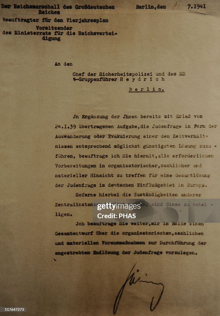 Nazi Doc R6 Nazi Document. Order of Hitler's deputy supreme commander of the ...