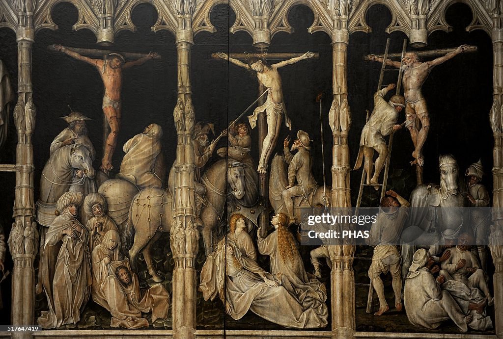 Crucifixion with saints Coloman.