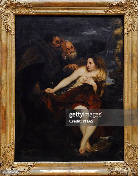 Anthony Van Dyck . Was a Flemish Baroque artist. Susanne and the Elders. 1621. Alte Pinakothek, Munich, Germany.