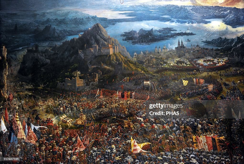 The Battle of Alexander at Issus.