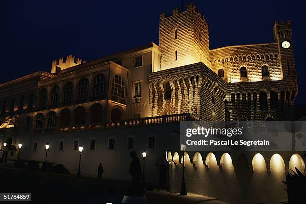 Monaco Palace is seen during the National Day Celebrations on November 19, 2004 in Monte Carlo, Monaco.