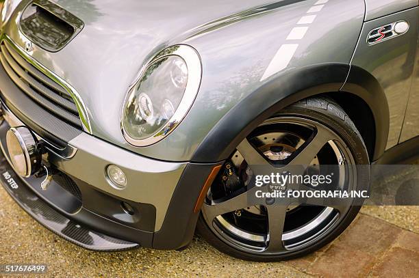 custom mini cooper s - air intake shaft stock pictures, royalty-free photos & images