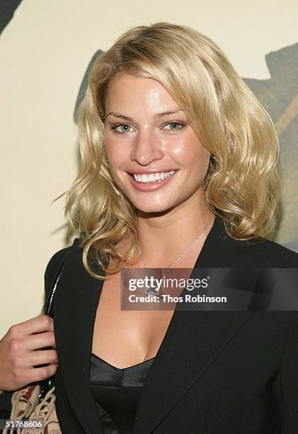 Actress Kristy Heinz attends the 20th Anniversary of Indochine at Indochine Restaurant on November 19, 2004 in New York City.