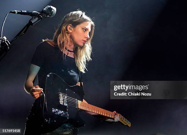 Ellie Rowsell of Wolf Alice performs at O2 Forum Kentish Town on March 26, 2016 in London, England.