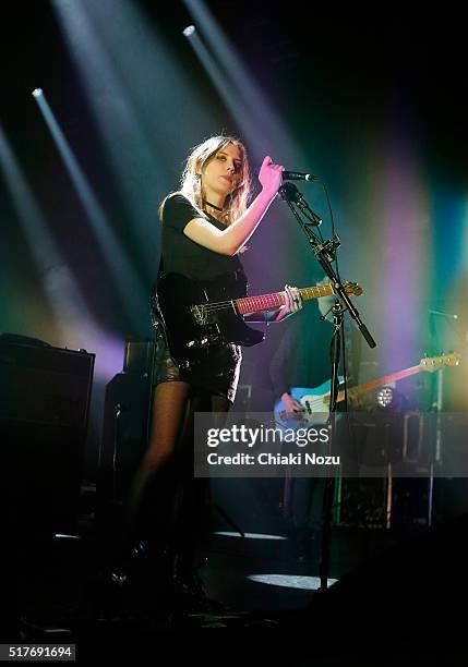 Ellie Rowsell of Wolf Alice performs at O2 Forum Kentish Town on March 26, 2016 in London, England.