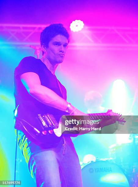 Jesse Wood of Reef performs at Engine Rooms on March 26, 2016 in Southampton, England.