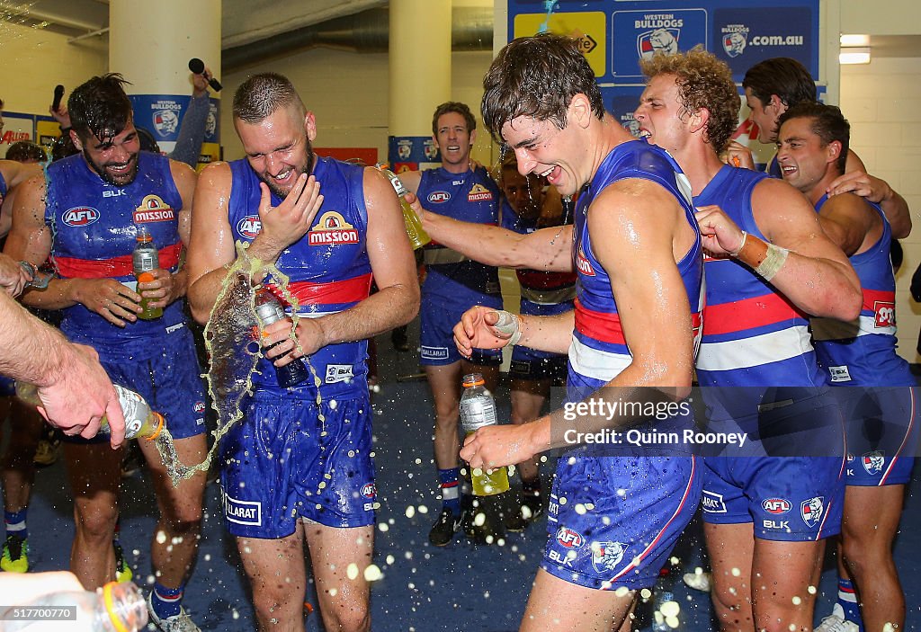 AFL Rd 1 - Western Bulldogs v Fremantle