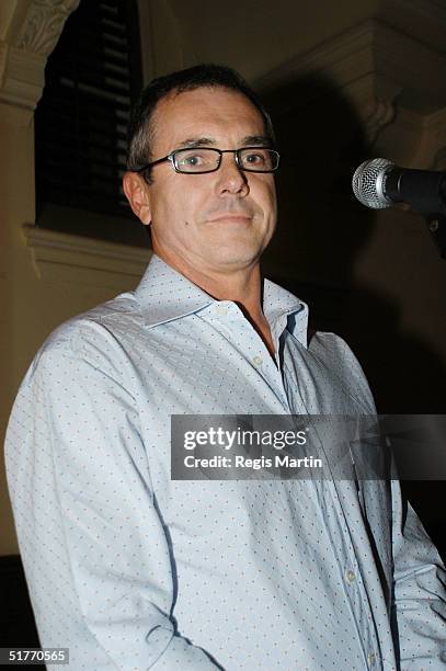 Alan Fletcher attends the after party of the Rocky Horror Show by the cast of the Australian TV show Neighbours to raise money for Variety Club...