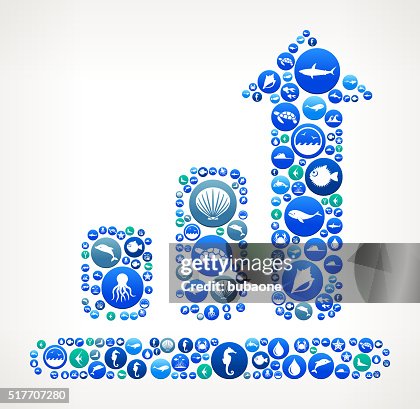 Progresschart Sea and Marine Life Button Pattern Progresschart Sea and Marine Life Button Pattern