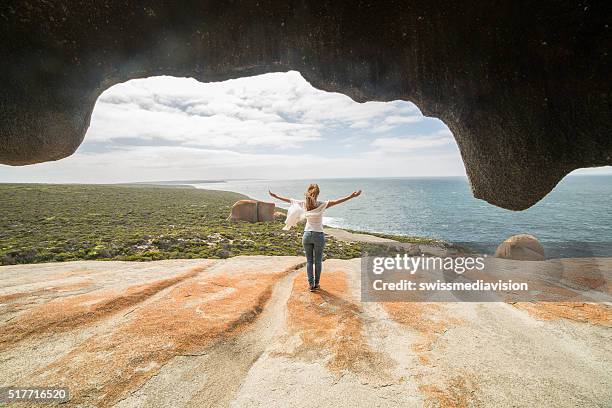 freedom in nature - kangaroo island stock pictures, royalty-free photos & images
