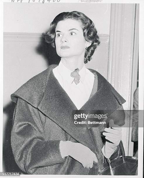 Dorothea McCarthy appears at the East 67th Street Police Station in Manhattan January 28 for questioning in the death of Serge Rubinstein, whose body...