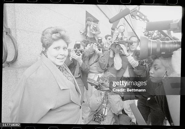 New York, New York: Sukhreet Gabel outside Federal Court in New York City, where her mother, former New York Supreme Court justice Hortense Gabel,...