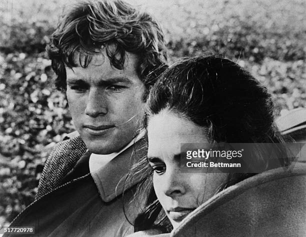 Ryan O'Neal and Ali MacGraw in a scene from the film, Love Story. Filed January 10, 1971.