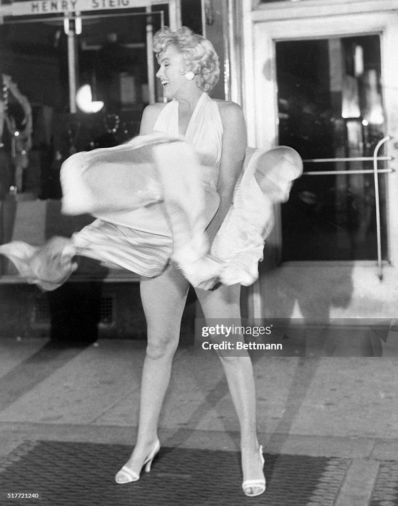 Marilyn Monroe on Subway Grate