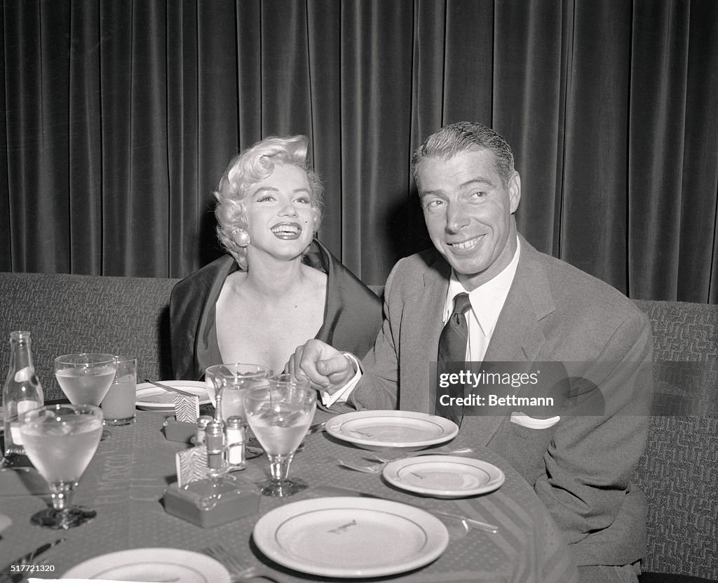 Marilyn and Joe DiMaggio