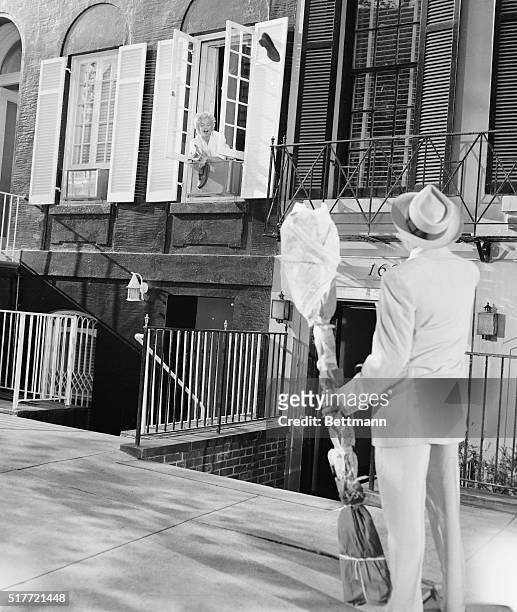 Seven Year Itch filming on location 61st New York City