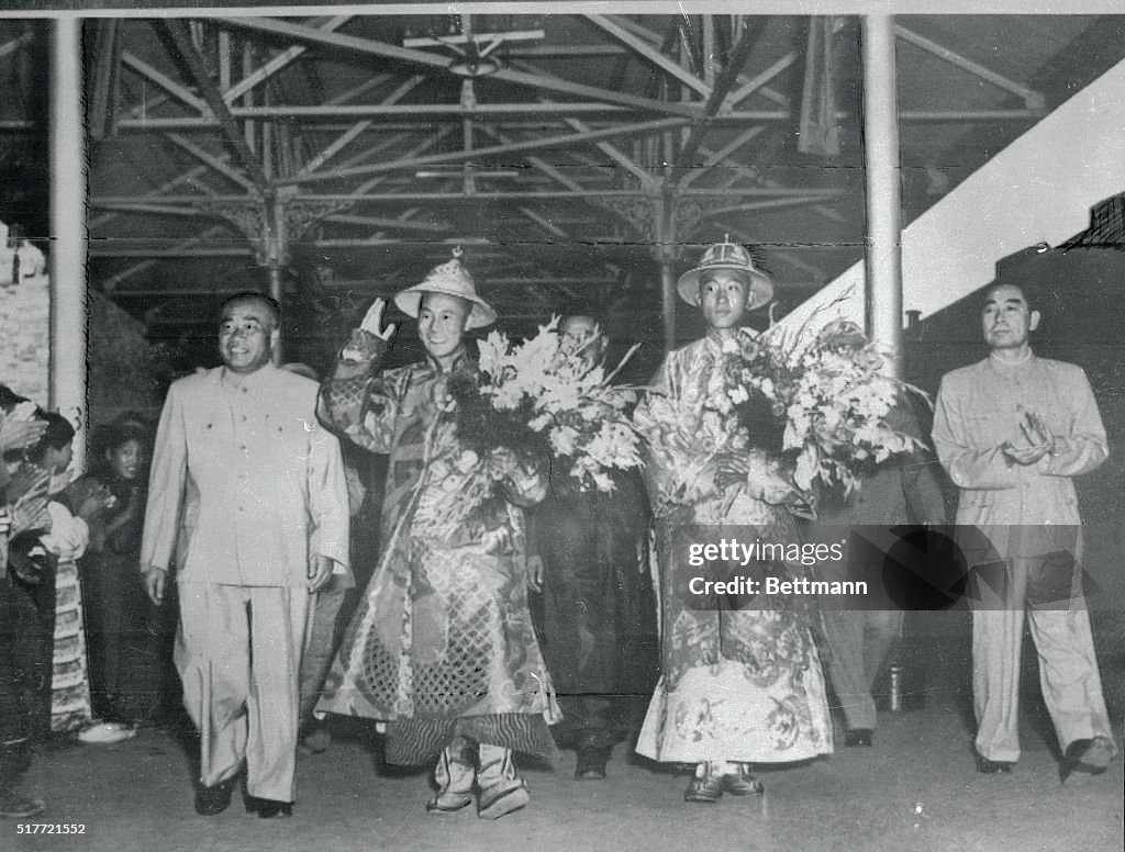 Dalai Lama of Tibet Arriving in Peiping, China