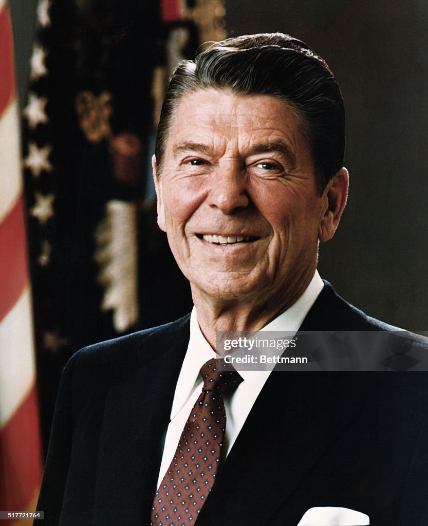 Official Portrait of President Ronald Reagan