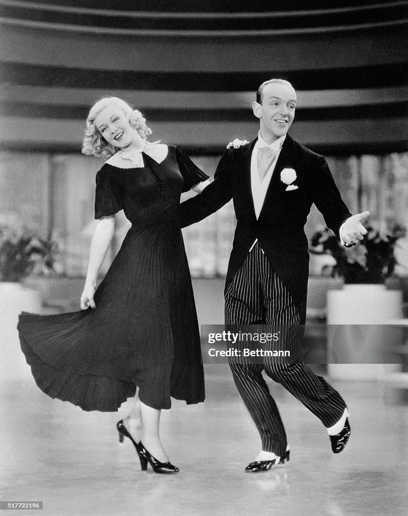 Ginger Rogers and Fred Astaire Dancing