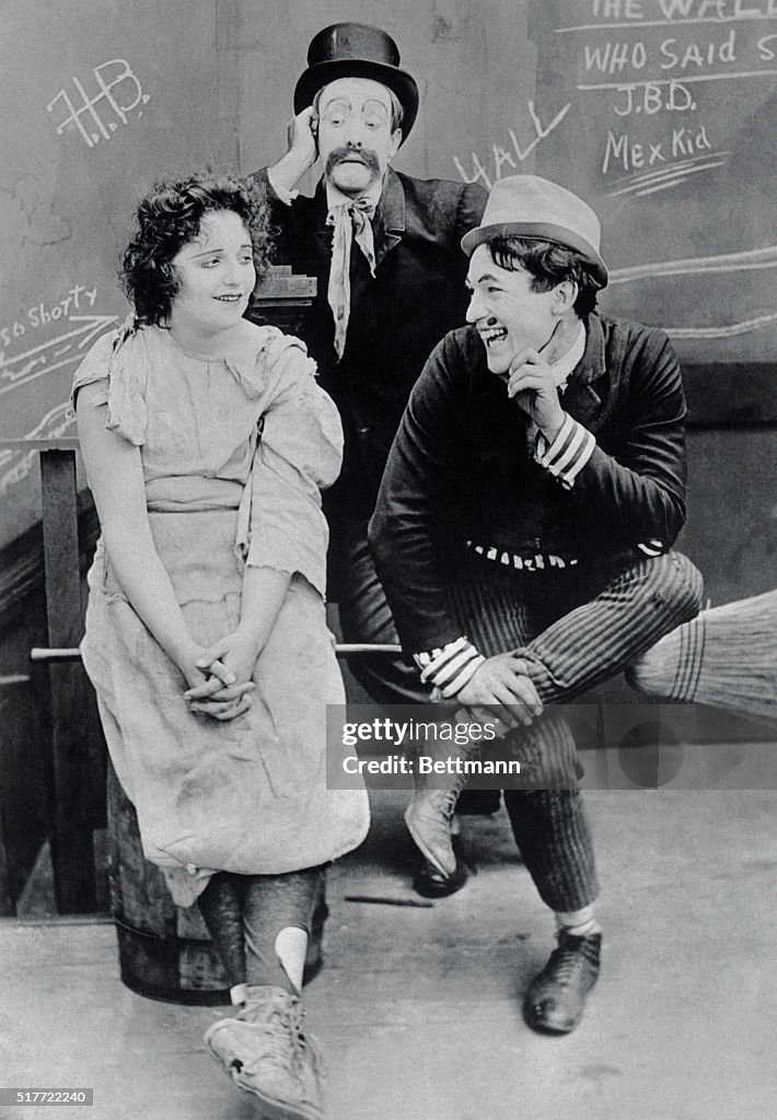 Harry Pollard Performing a Scene in a Movie