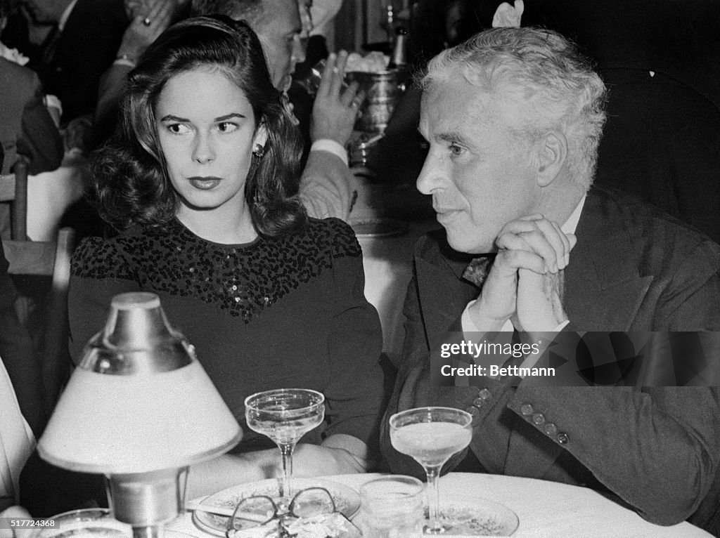 Portrait of Charlie and Oona Chaplin