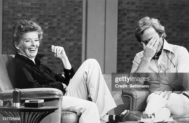 At the moment, "The Dick Cavett Show" appears to be Katharine Hepburn's show. Making her first ever television appearance, she shares a laugh with...