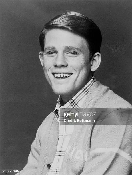 Hollywood: Ron Howard, the clean-cut All-American boy of the "Happy Days" series, is a young man of 23 who may have become a show business giant some...