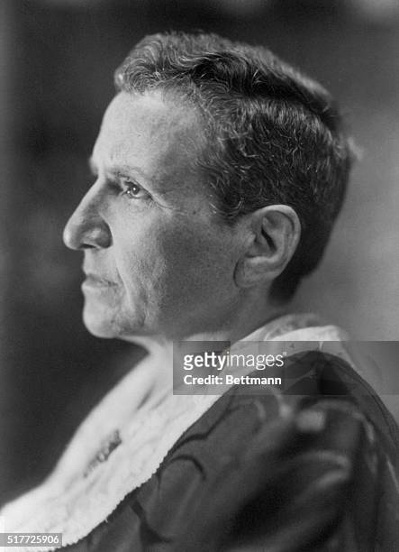 Paris, France: Gertrude Stein photographed by Bonney, 1925.