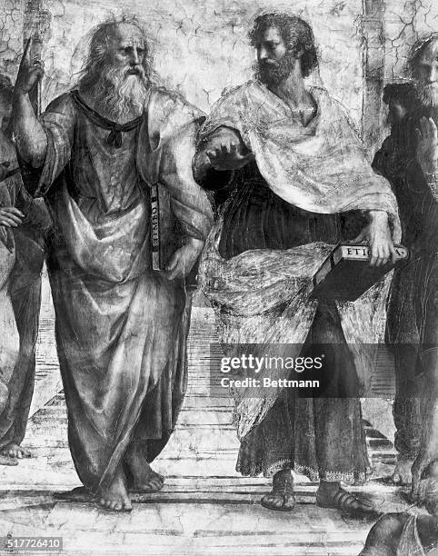 School of Athens. Painting by Raphael. BPA2# 3669