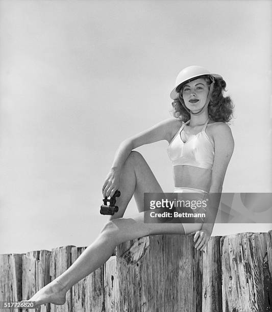Catalina Island, California: Did you ever see a D.R.E.A.M. Walking -- on a shore patrol? That's what Ava Gardner, M.G.M. Starlet, is about to do. She...
