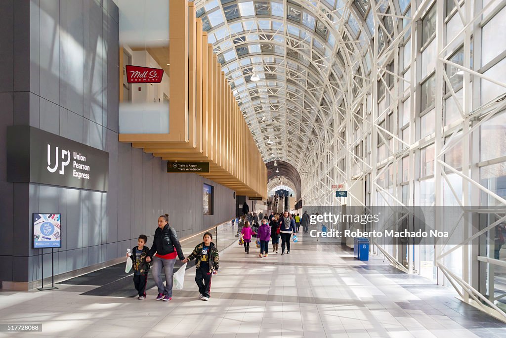 Recently revitalized Skywalk as part of Union Station...