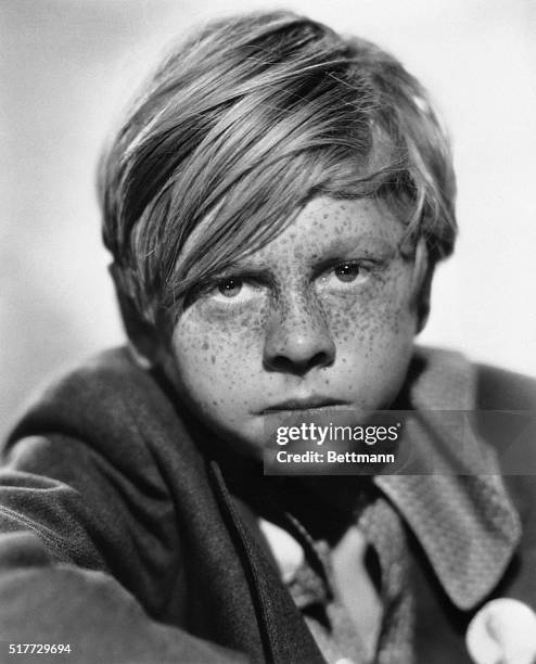 Shown here is actor Mickey Rooney in a scene from the FOX film production The County Chairman.