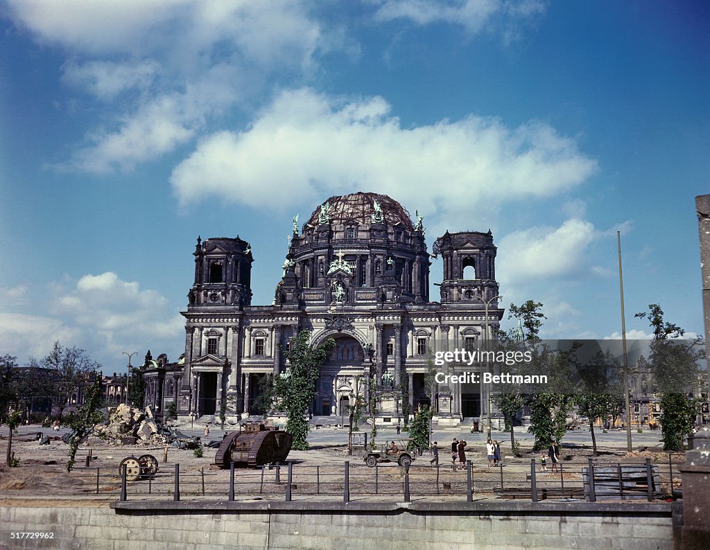 Damaged Berlin Cathedral after World War II