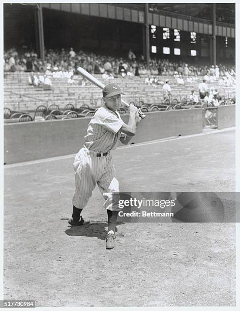 New picture of Alvin Powell, new center fielder of the New York Yankees, who was obtained from the Washington Senators in a trade for Ben Chapman.