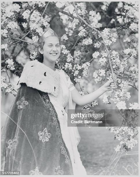 Queen of the May at Beaver College. Jenkintoen, Pa.: Ruth Freihofer of Troy, N.Y. The attractive undergraduate of Beaver College who has been crowned...