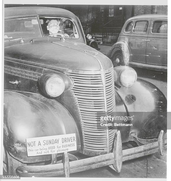The envious looks of gasless former "Sunday drivers" pierced the tender epidermis of "Weegee," noted New York freelance photographer, as he toured...