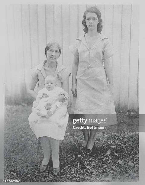 Frankfort, Kentucky: Three generations represented by these inmates at the Kentucky State Reformatory---Mrs. Daisy Wright and her mother Mrs. Grace...