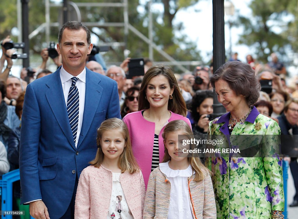 SPAIN-ROYALS-HOLY-WEEK