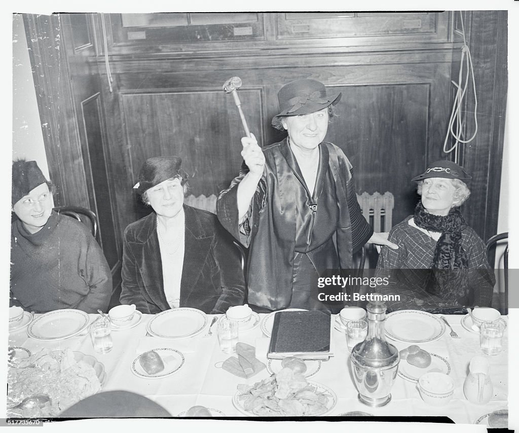 Political Wives Attending Luncheon