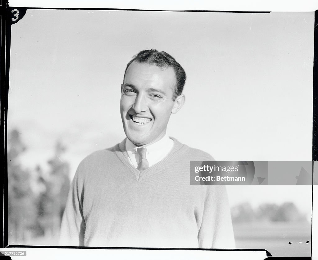 Golf Winner Victor Gheezi Smiling for Camera