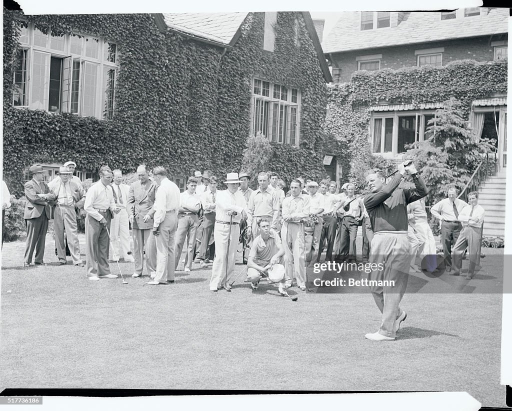 Jimmy Thompson Driving From First Tee