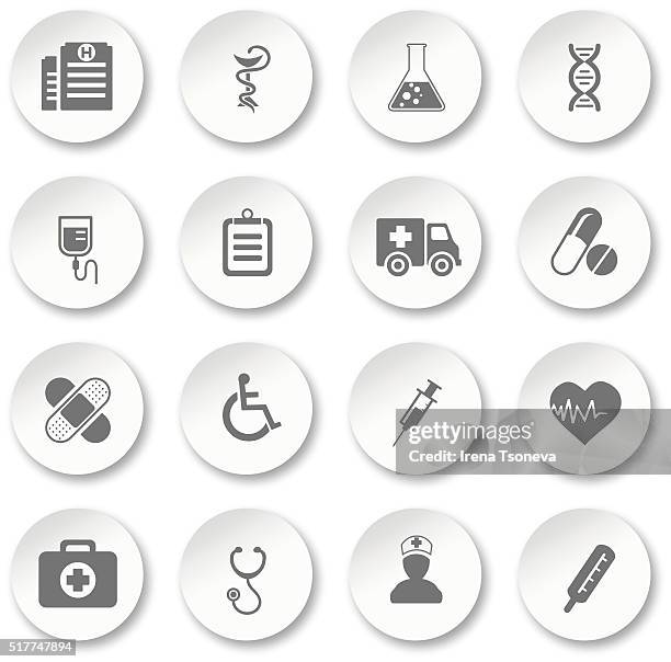 medicine icon - paralytic stock illustrations