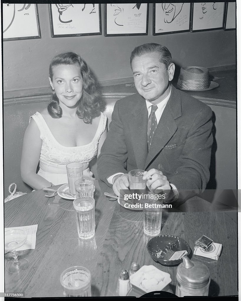Charles and Barbara Addams at Table